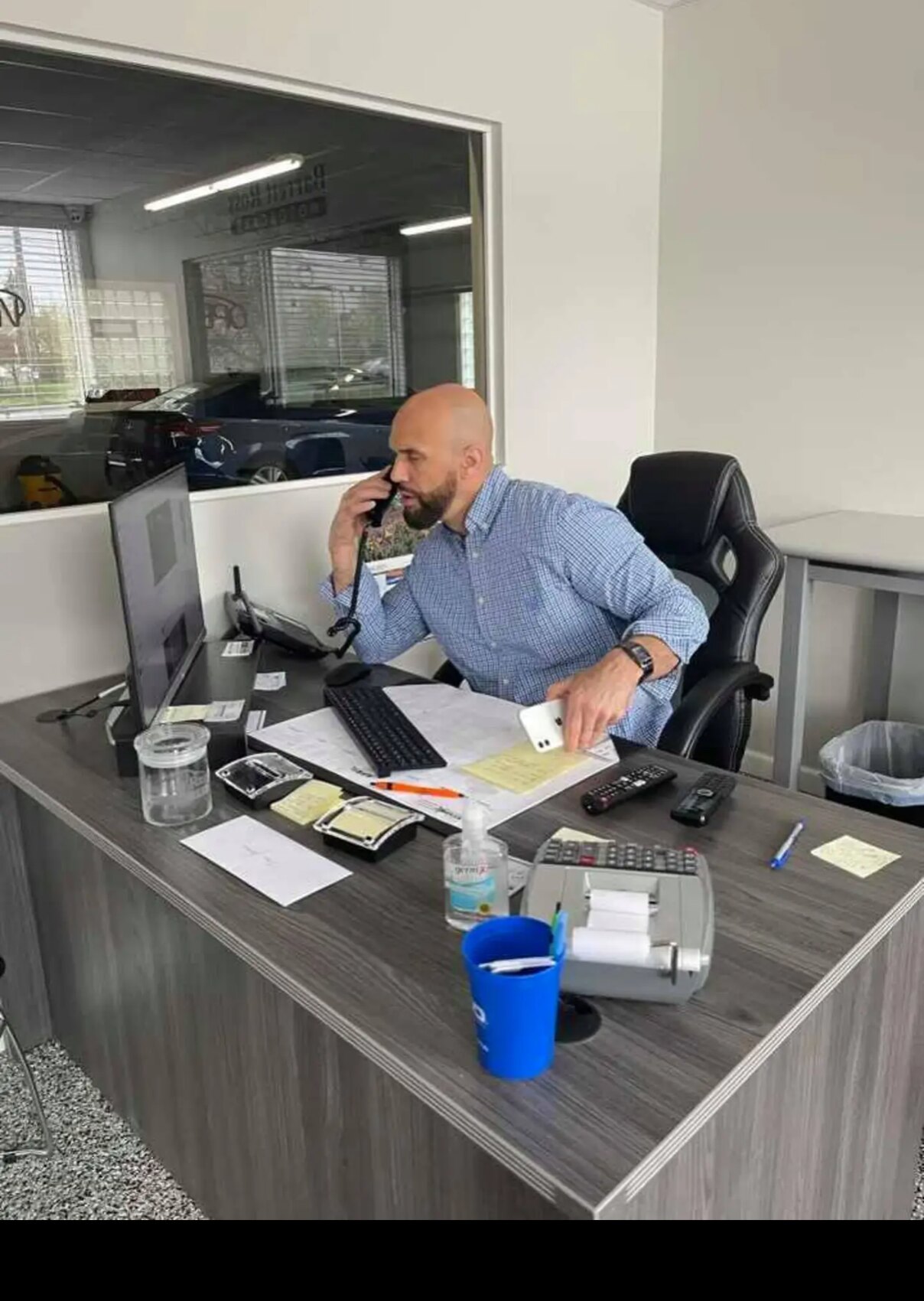 Cane Jackson at his dealership